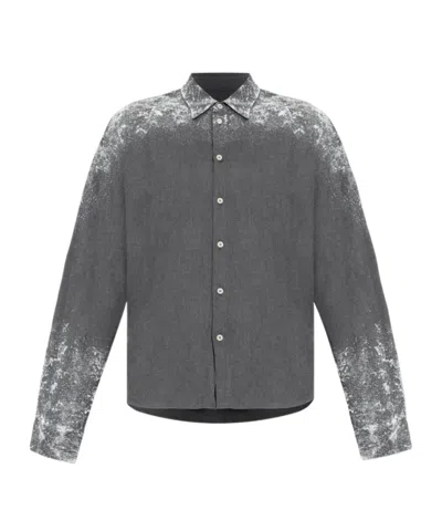 Dsquared2 Frosted Boxy Shirt In Gray