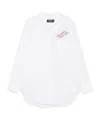 Dsquared2 Summer Lovers Linen Oversized Shirt In White