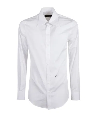 Dsquared2 Long Sleeve Shirt In White