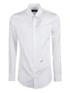 Dsquared2 Long Sleeve Shirt In White