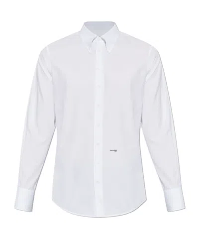 Dsquared2 Long Sleeve Shirt In White