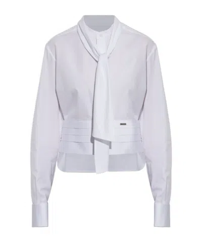 Dsquared2 Long Sleeve Shirt In White