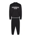 Dsquared2 Long Sleeve Sportswear Suit In Black
