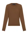 Dsquared2 Long Sleeve Sweater In Brown