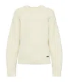 Dsquared2 Ribbed Long-sleeves Sweater In White