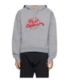 Dsquared2 Gray Embroidered Hoodie