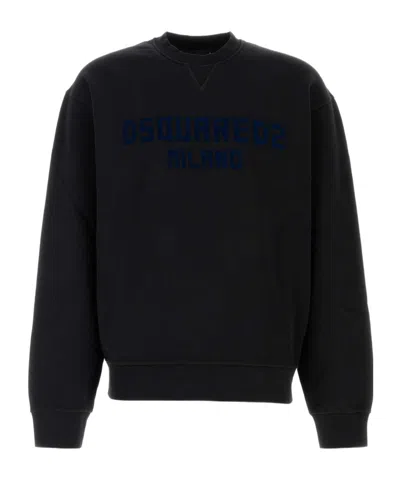 DSQUARED2 DSQUARED2 LOGO PRINTED CREWNECK SWEATSHIRT