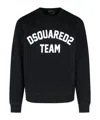 Dsquared2 Logo Print Sweatshirt In Black In Black