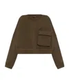 Dsquared2 Pocket-detail Cropped Sweatshirt