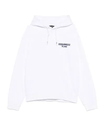 Dsquared2 Long Sleeve Sweatshirt In White