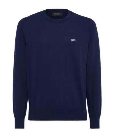 Dsquared2 Long Sleeve Sweatshirt In Blue
