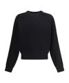 Dsquared2 Ribbed-hem Crew-neck Sweatshirt In Black