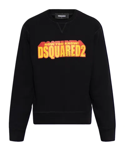 Dsquared2 Long Sleeve Sweatshirt In Black