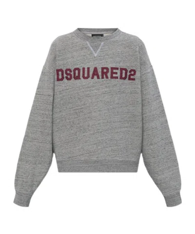 Dsquared2 Long Sleeve Sweatshirt In Gray