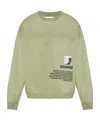 Dsquared2 Graphic-print Crew-neck Sweatshirt In Nude