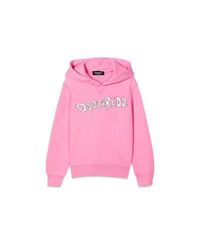 Dsquared2 Long Sleeve Sweatshirt In Pink