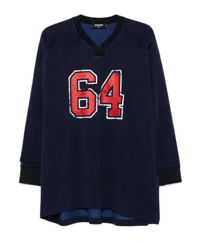 DSQUARED2 NUMBER-PRINT T-SHIRT