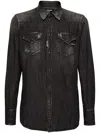 Dsquared2 Western Shirt Featuring Front Pockets In Black