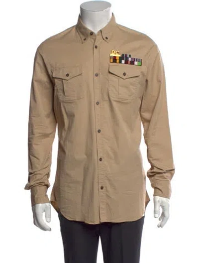 Pre-owned Dsquared2 Long Sleeve Western Shirt In Neutral
