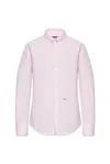 Dsquared2 Logo-embroidered Shirt In Pink