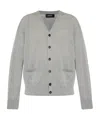 Dsquared2 Long-sleeved Cardigan In Gray