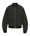 Dsquared2 Mens Black Superlight 80's Bomber Shell Jacket In Black