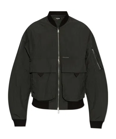 DSQUARED2 DSQUARED2 LOGO PRINTED BOMBER JACKET
