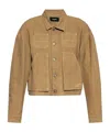 Dsquared2 Long-sleeved Casual Jacket In Brown