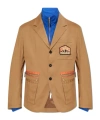 Dsquared2 Long-sleeved Casual Jacket In Nude