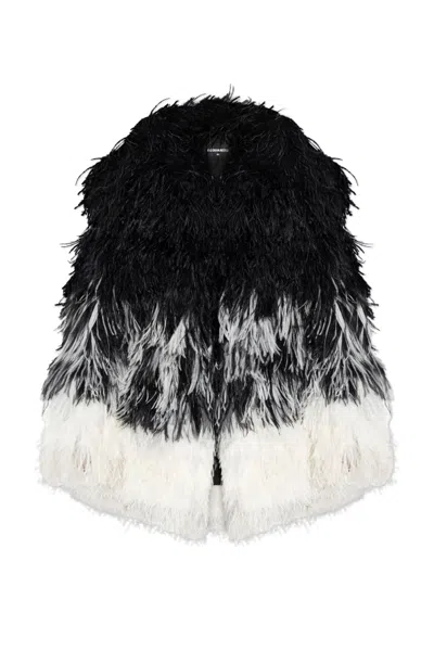 Dsquared2 Long-sleeved Coat In Black