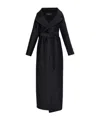 Dsquared2 Virgin Wool Double-breasted Coat In Black