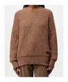 Dsquared2 Waffle-knit Distressed-effect Sweater In Brown