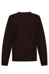 Dsquared2 Long-sleeved Crewneck Jumper In Brown