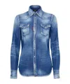 Dsquared2 Dsquared Classic Western Shirt In Blue