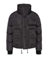 Dsquared2 Long-sleeved Down Jacket In Black