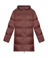 Dsquared2 Logo-print Padded Coat In Red