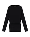 Dsquared2 Long-sleeved Dress In Black