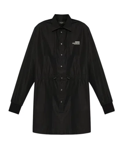 Dsquared2 Long-sleeved Dress In Black