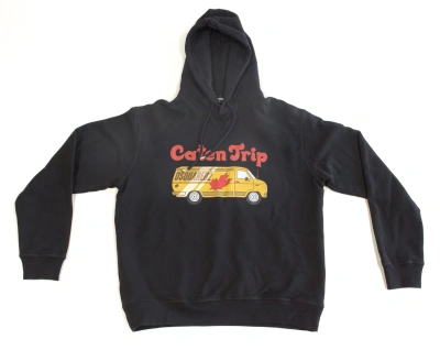 Dsquared2 Long-sleeved Hooded Hoodie In Black