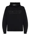 Dsquared2 Long-sleeved Hooded Sweatshirt In Black