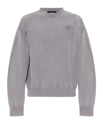 Dsquared2 Long-sleeved Knitwear In Gray
