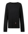 Dsquared2 Long Sleeved Logo Patch T-shirt In Black