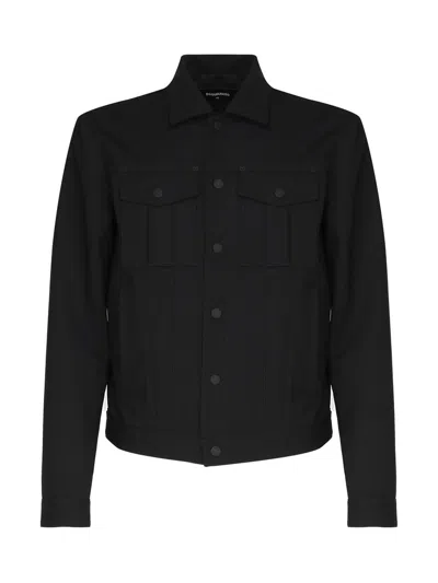 Dsquared2 Black Casual Jacket