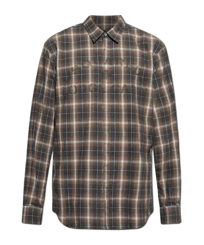 Dsquared2 Long-sleeved Shirt In Black