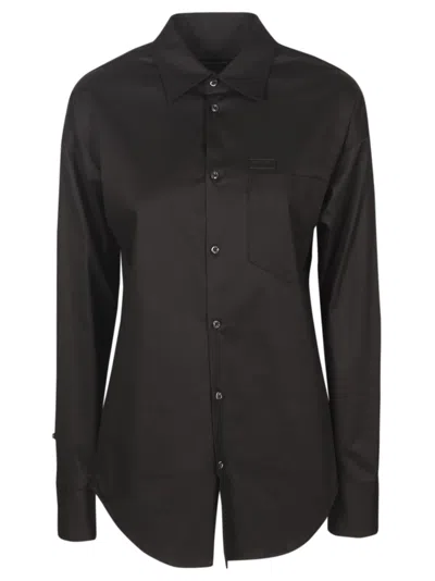 Dsquared2 Long-sleeved Shirt In Black