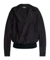 Dsquared2 Silk Blouse In Black