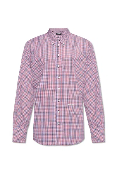 Dsquared2 Cotton Shirt In Multi