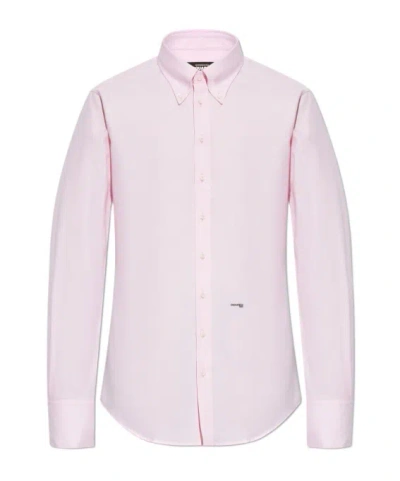 Dsquared2 Long-sleeved Shirt In Purple