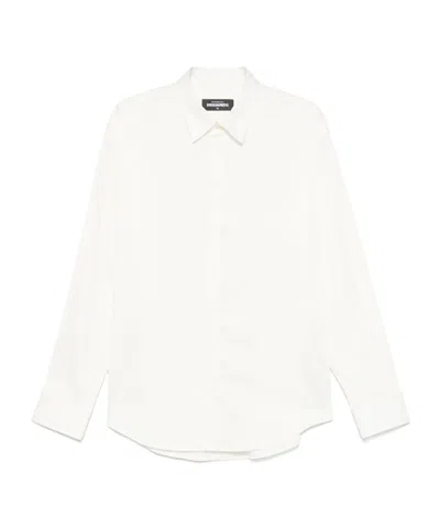 Dsquared2 Long-sleeved Shirt In White