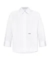Dsquared2 Shirt With Embroidered Logo And Pocket In White